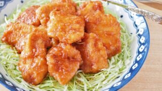 子供も大好き！作りおき＆お弁当に！しっとり鶏むね肉のケチャップソテー。